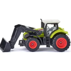 trattore claas axion con benna - modellino die-cast