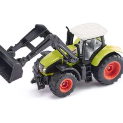 trattore claas axion con benna - modellino die-cast