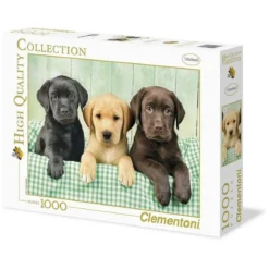 tre labrador - puzzle 1000 pezzi high quality collection