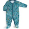 tutina intera in ciniglia blu savana, sous mon baobab moulin roty tg. 1 mese
