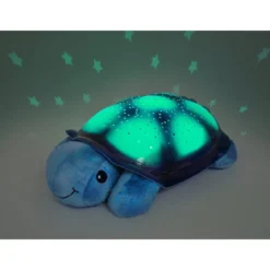 twilight turtle blu - tartaruga peluche con proiettore di cielo notturno stellato