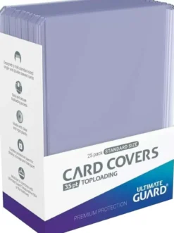 ultimate guard card covers toploading 35 pt clear - 25 pezzi