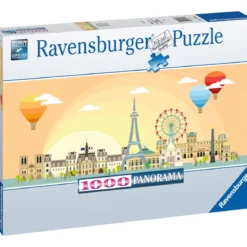 un giorno a parigi - puzzle 1000 pezzi panorama