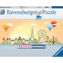 un giorno a parigi - puzzle 1000 pezzi panorama
