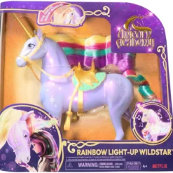 unicorn academy - rainbow light-up wildstar - unicorno 28cm