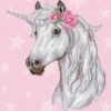 unicorn - diamond dotz intermediate 49298 32x32cm
