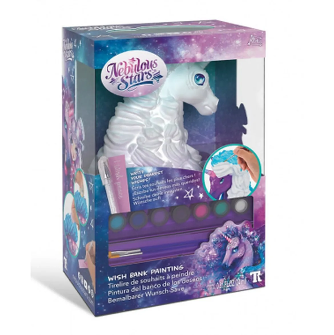 unicorno salvadanaio da dipingere