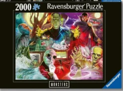 universal monster - puzzle 2000 pezzi