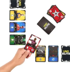 uno - elite formula 1 - 112 carte, 4 booster pack e 2 carte promo