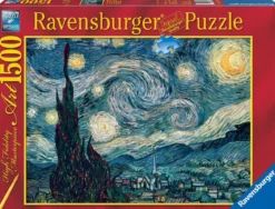 van gogh: notte stellata - puzzle 1500 pezzi