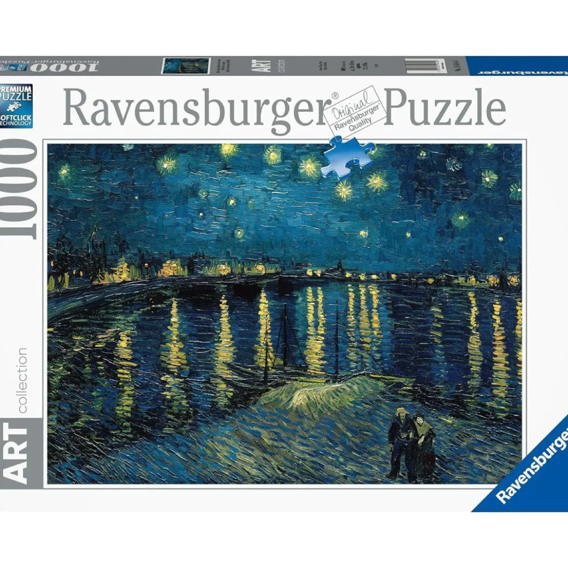 van gogh: notte stellata sul rodano - puzzle 1000 pezzi