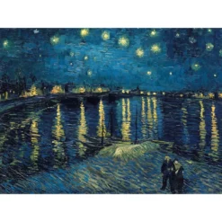 van gogh: notte stellata sul rodano - puzzle 1000 pezzi