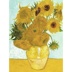 van gogh: vaso con girasoli - puzzle 1500 pezzi
