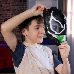 venom - maschera elettronica che si illumina al buio