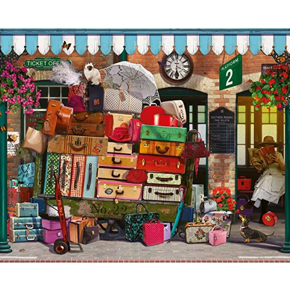 viaggiare leggeri - puzzle 2000 pezzi