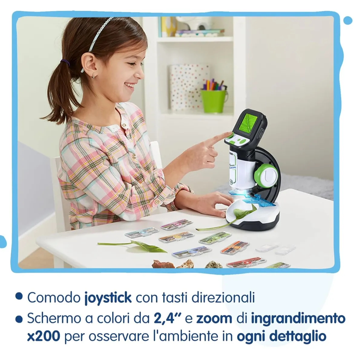 video microscopio interattivo