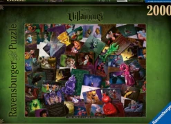 villainous: all villains - puzzle 2000 pezzi