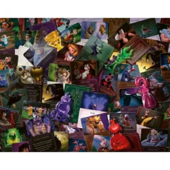 villainous: all villains - puzzle 2000 pezzi