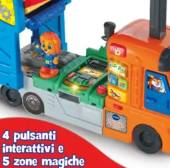 vroom vroom go - maxi camion trasportatore 3 in 1