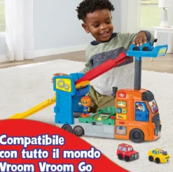 vroom vroom go - maxi camion trasportatore 3 in 1