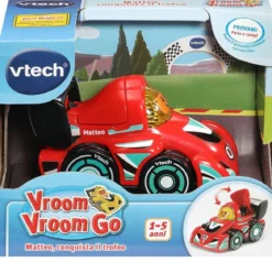 vroom vroom go - veicoli da corsa - 1pz assortito