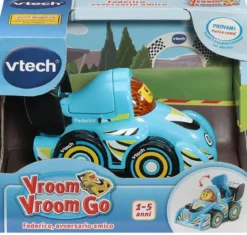 vroom vroom go - veicoli da corsa - 1pz assortito
