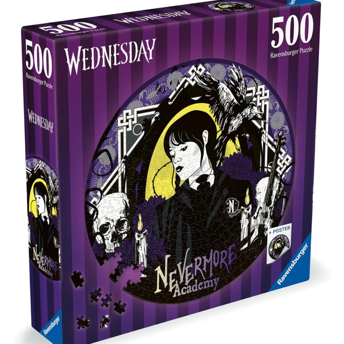 wednesday - nevermore academy - puzzle 500 pezzi