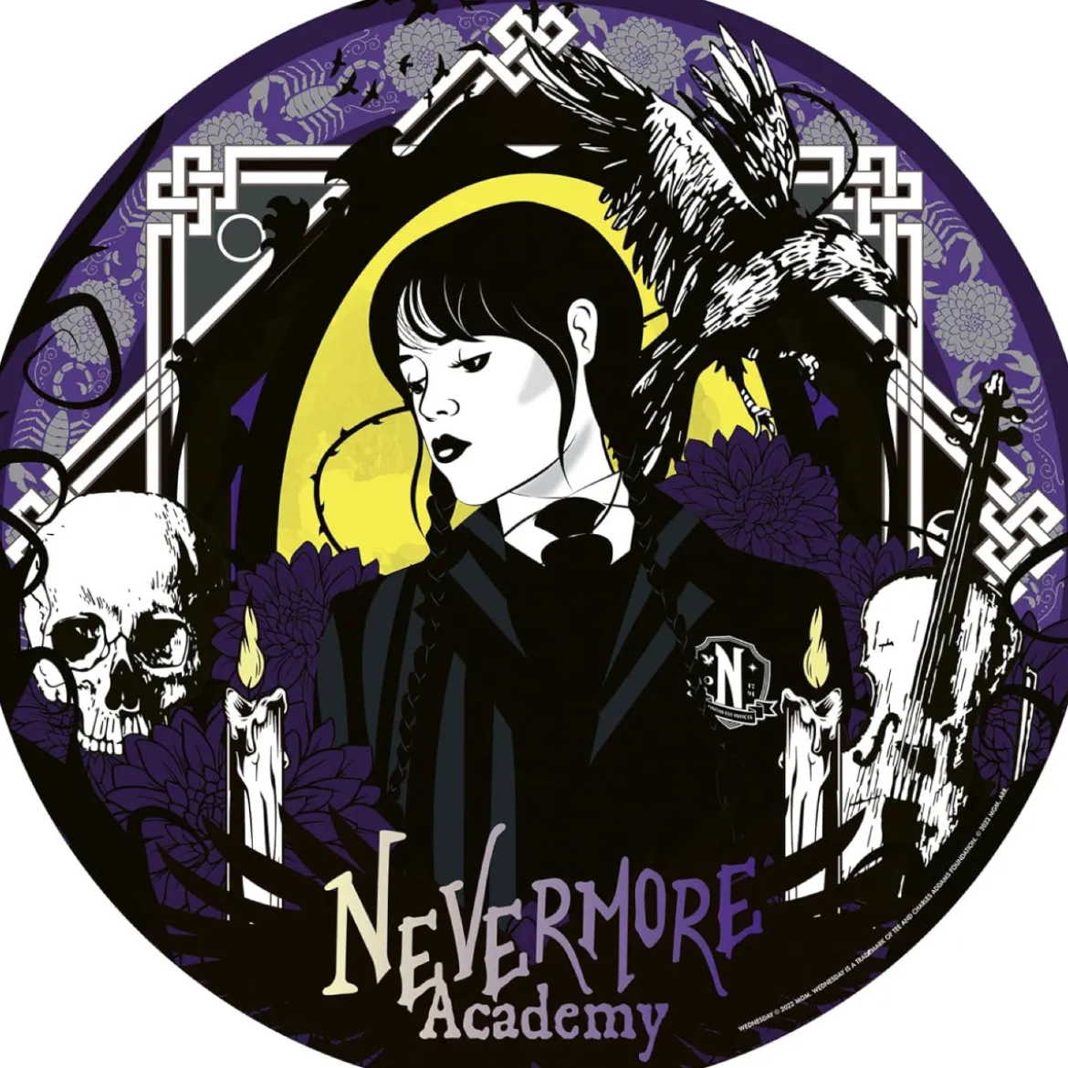 wednesday - nevermore academy - puzzle 500 pezzi