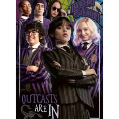 wednesday - outcasts are in - puzzle 300 pezzi