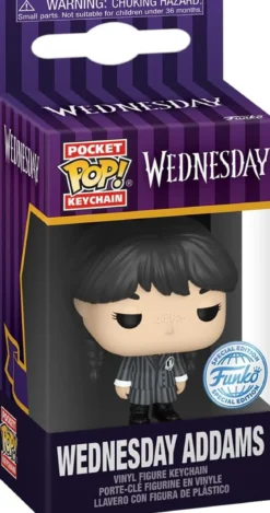 wednesday - wednesday addams 4cm - funko pocket pop! portachiavi