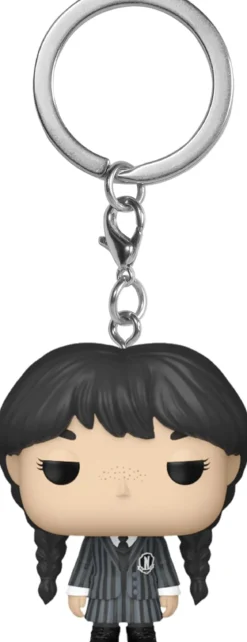 wednesday - wednesday addams 4cm - funko pocket pop! portachiavi