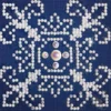 white on blue - diamond dotz beginner dd1.003