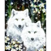 winter wolves - diamond dotz intermediate dd12.047 51x66cm