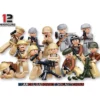 wwii seconda guerra mondiale - personaggio con accessori - bustina singola